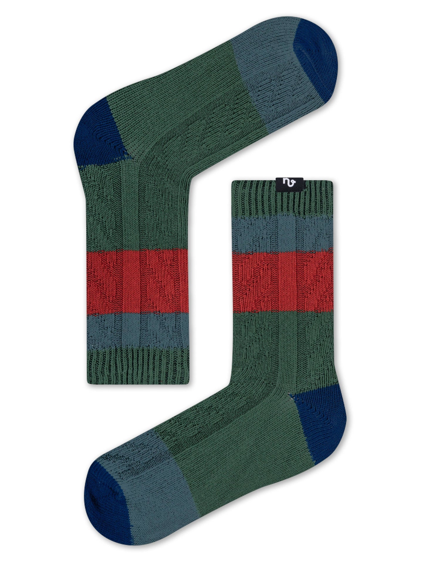 Academia Socks - Warm Organic Socks with Knit Detail