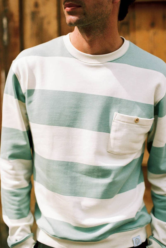 Rugby-Inspired Organic Cotton Sweatshirt