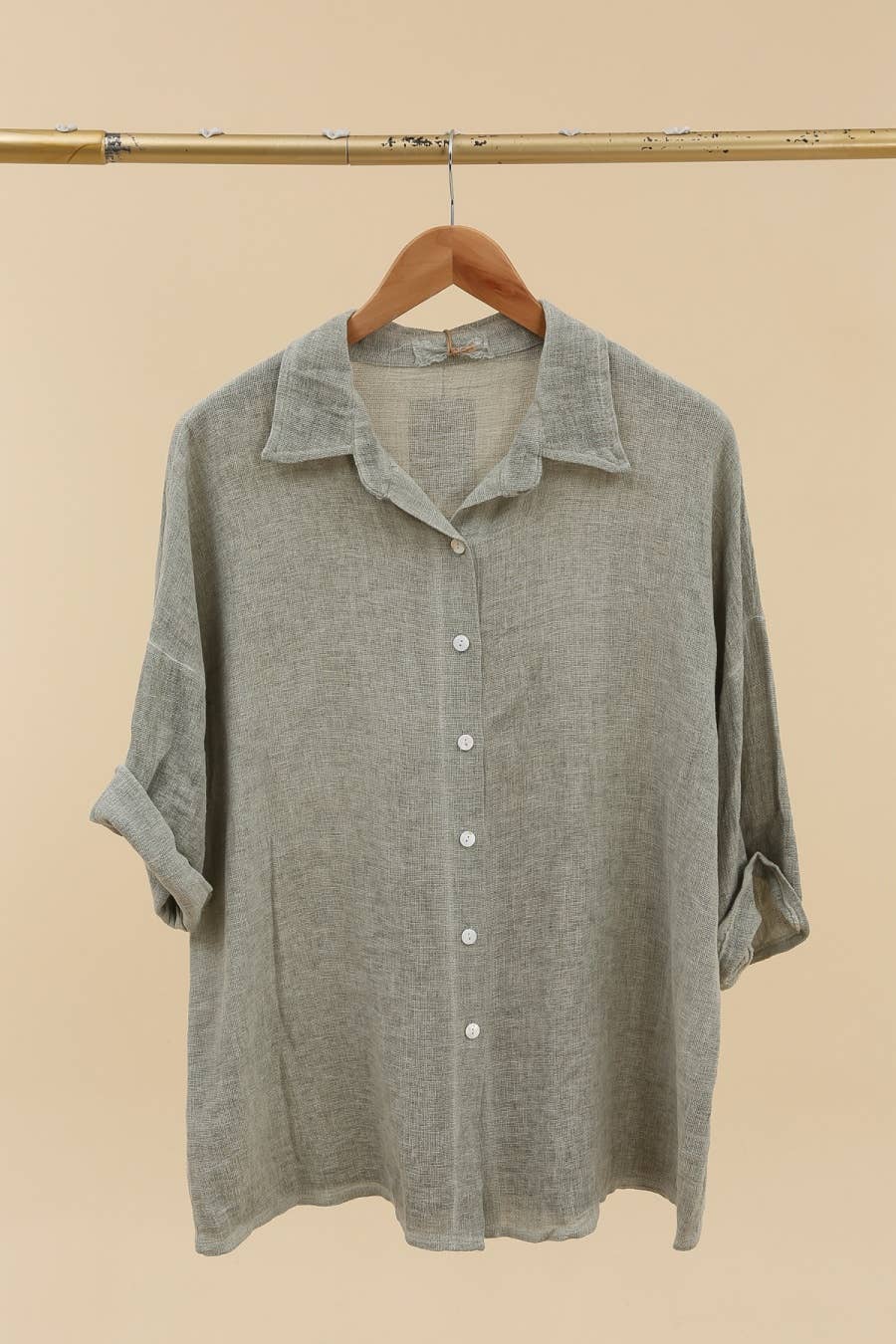 Linen cotton shirt REF. 9761