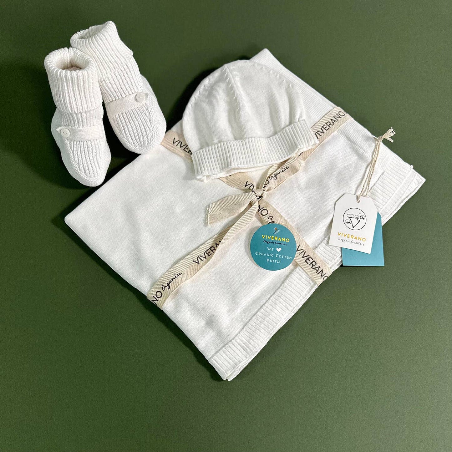 Milan Baby Booties Shoes Sweater Knit (Organic Cotton)