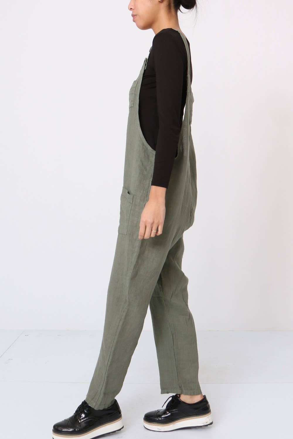 100% Linen Combination Jumpsuit