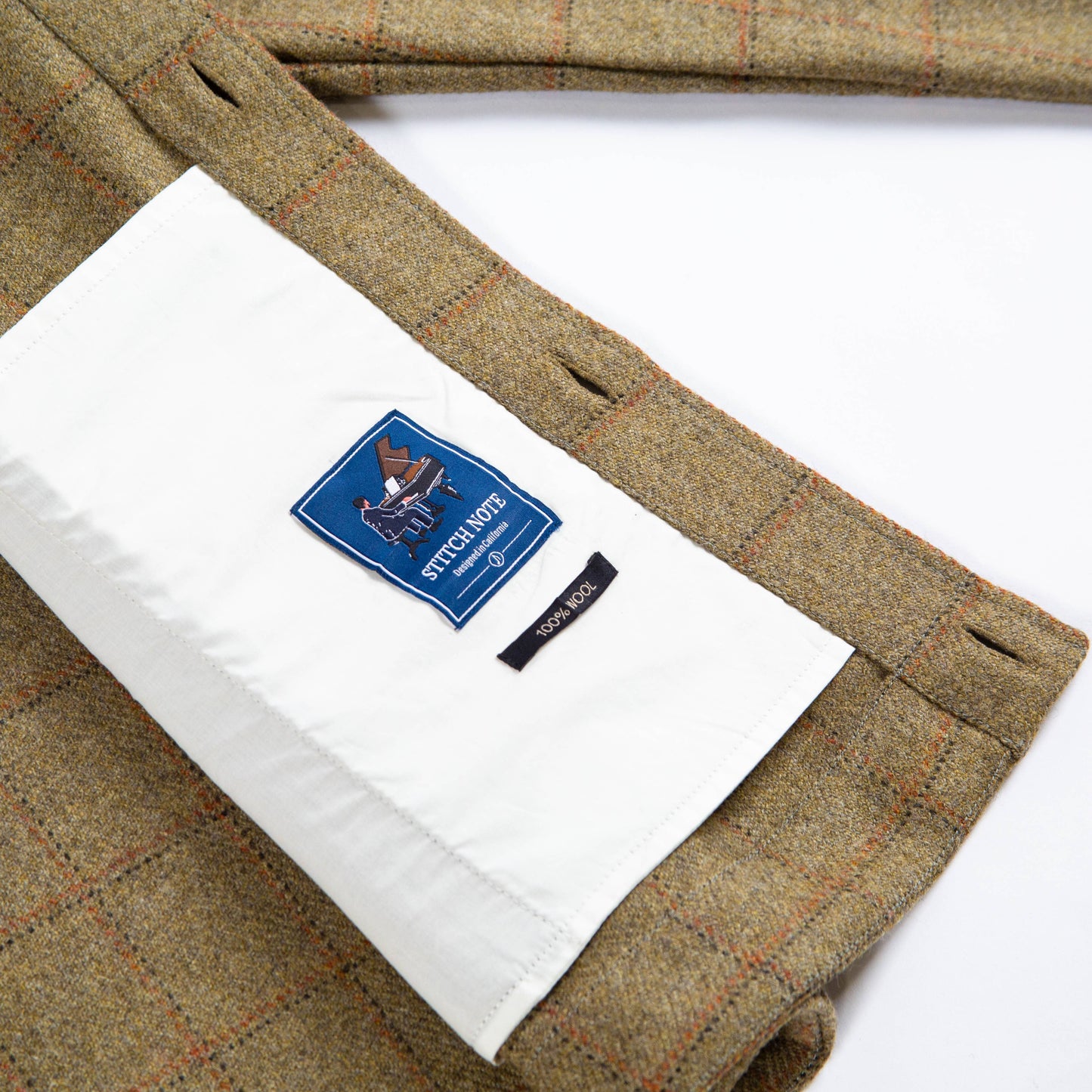 Double Grid Mélange Wool Jacket