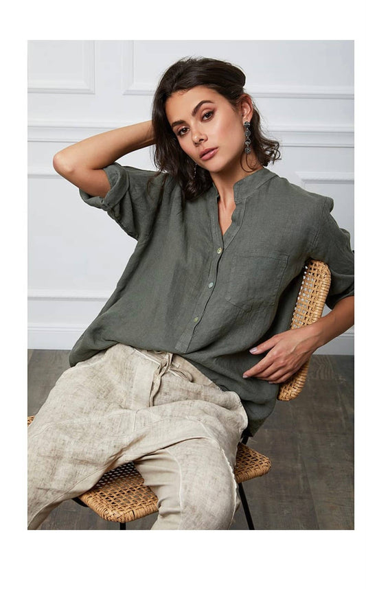 100% Linen Blouse