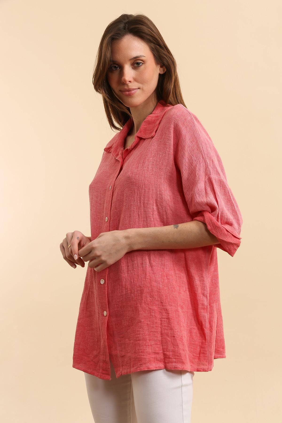 Linen cotton shirt REF. 9761