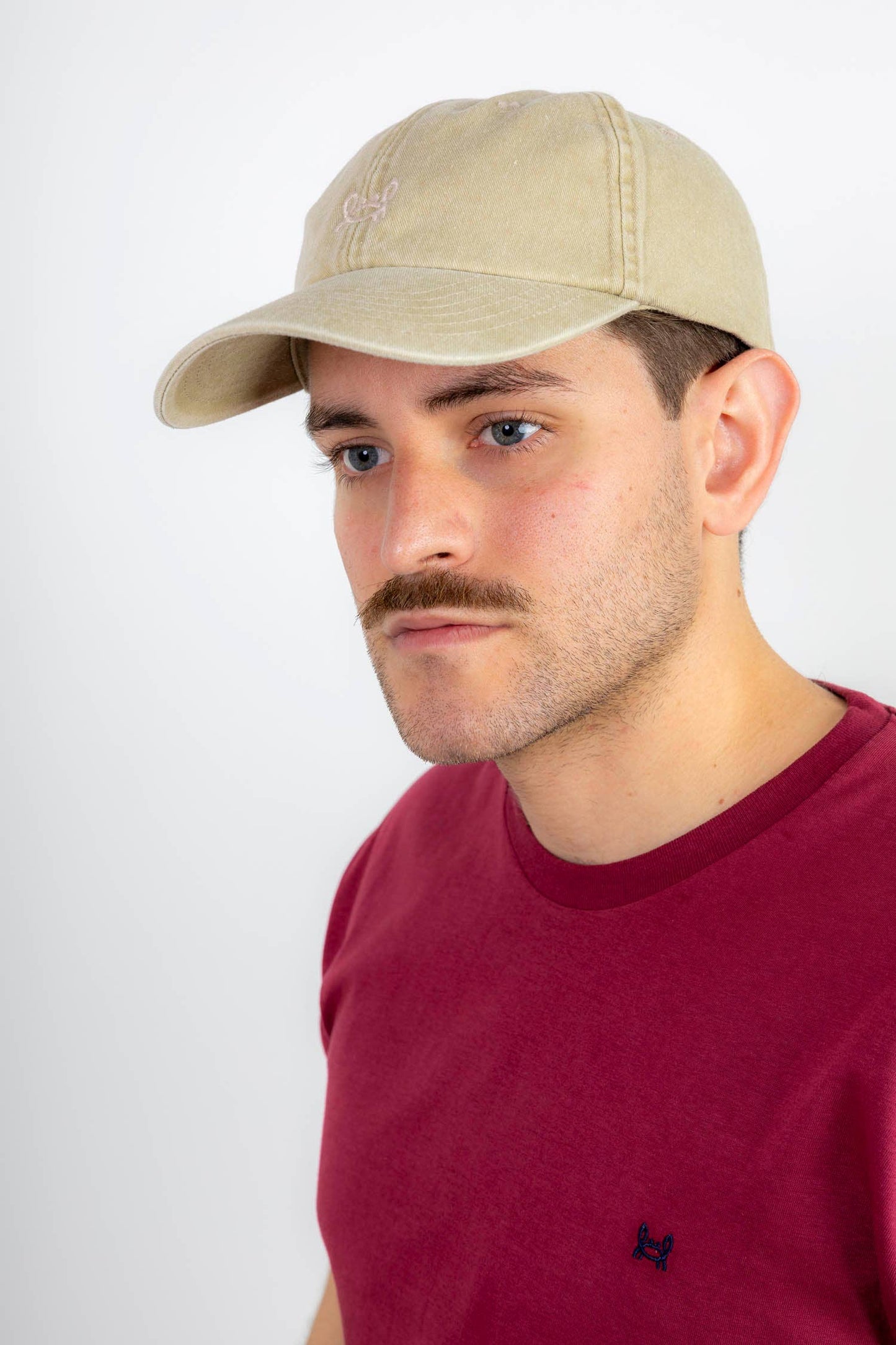 Washed Cap Little Crab Beige