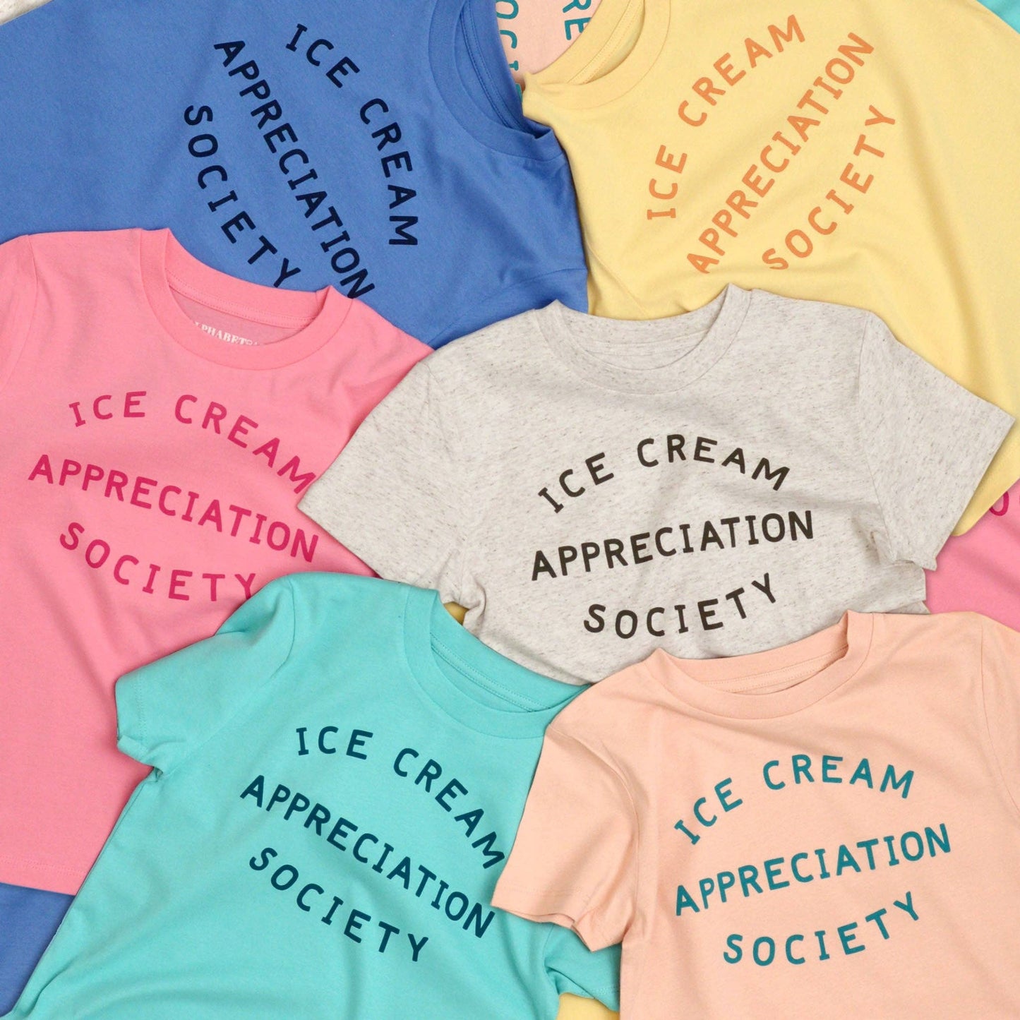 Ice Cream Appreciation Society - Kid's T-shirt - Tropical Turquoise