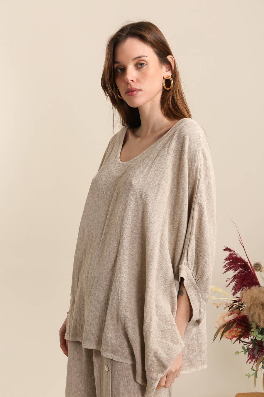 Linen blouse REF. 4652