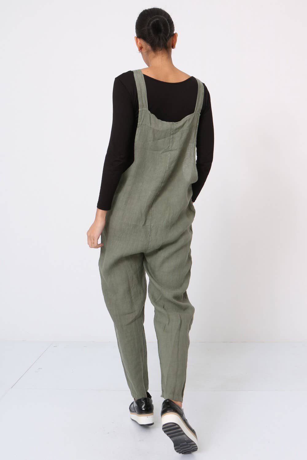 100% Linen Combination Jumpsuit