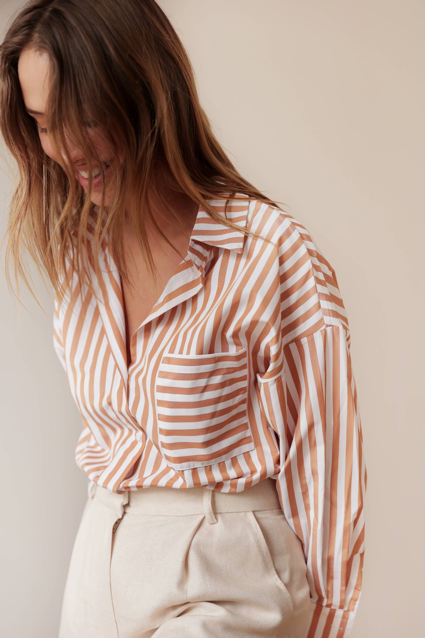 Célia striped shirt