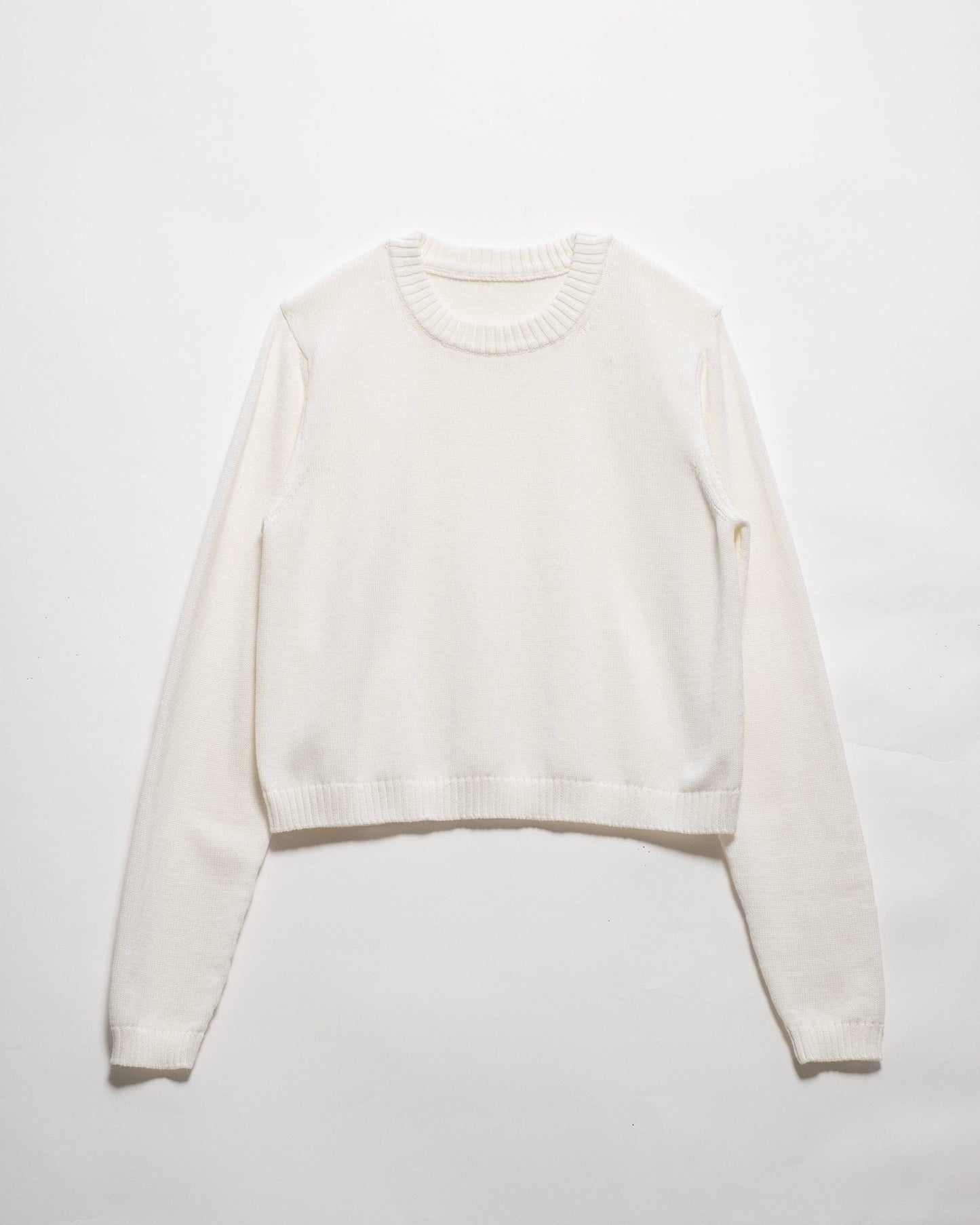 Fine cotton crewneck