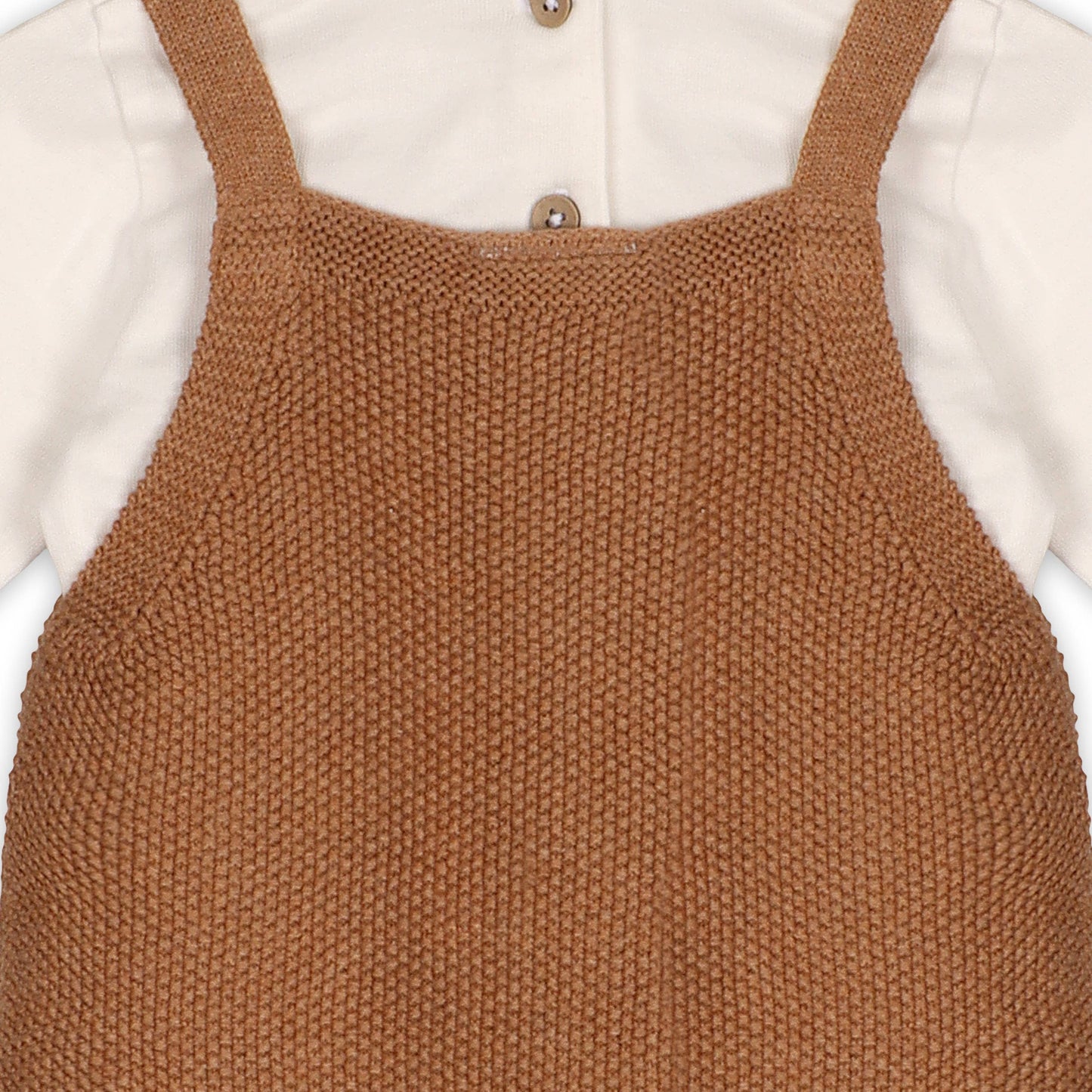 Chunky Sweater Knit Pocket Baby Overall & Bodysuit (Organic)