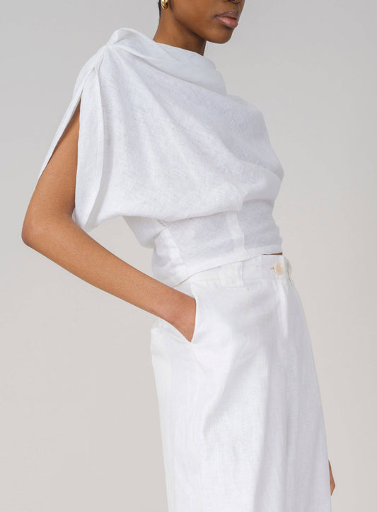 Rhea Linen Top