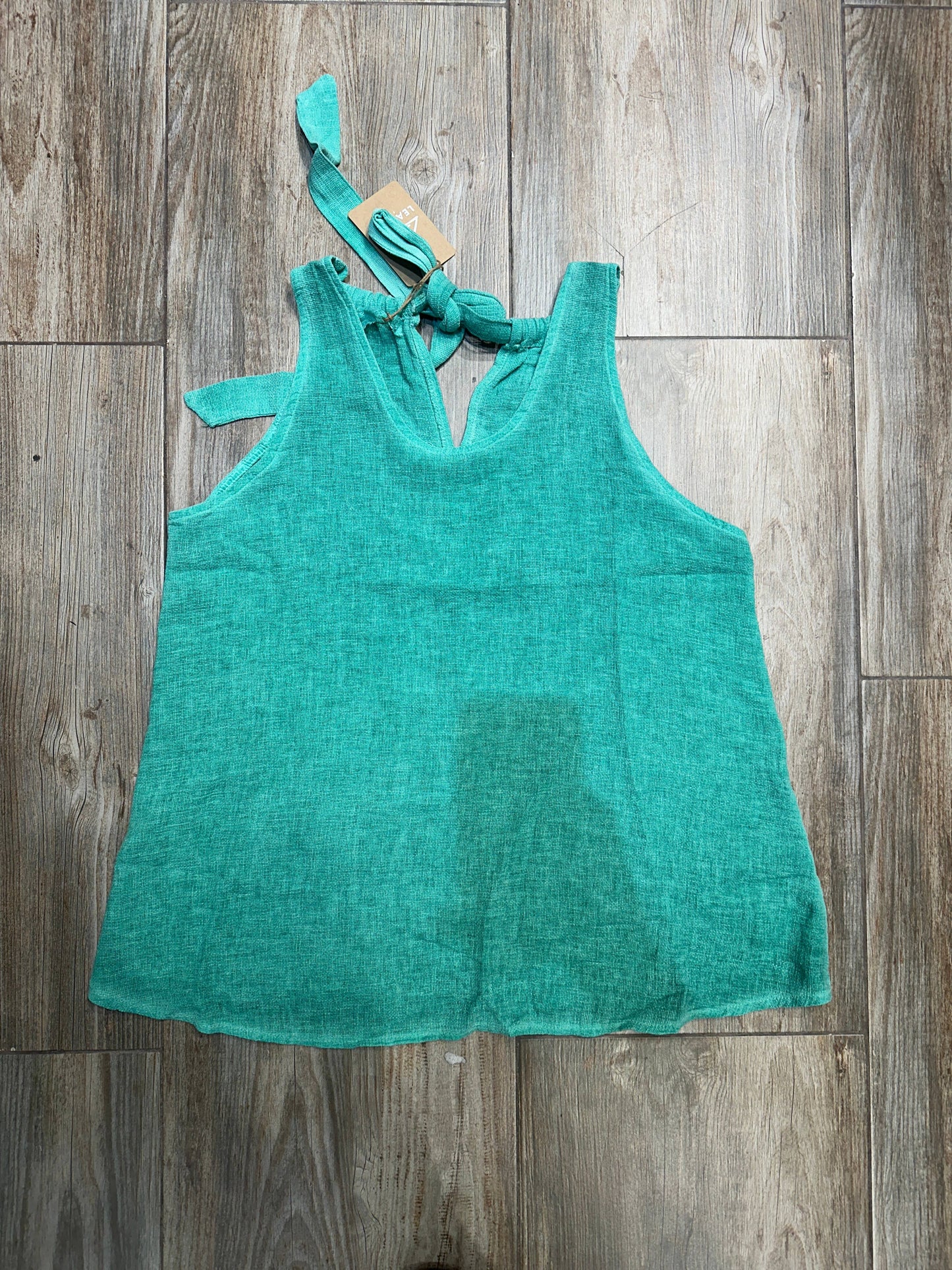 Tank top in 50% Cotton and 50% Linen