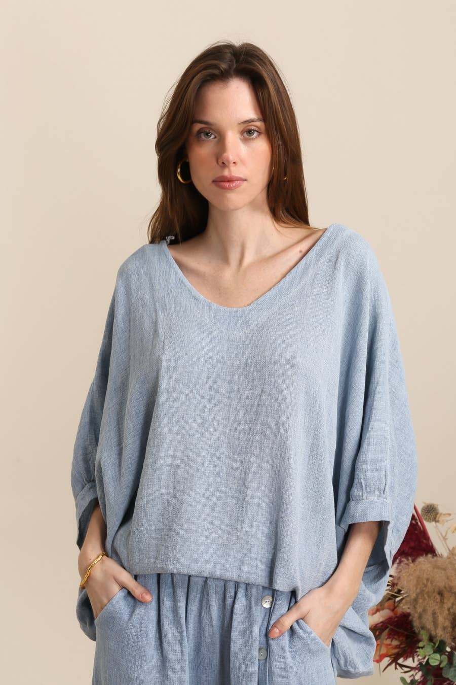 Linen blouse REF. 4652