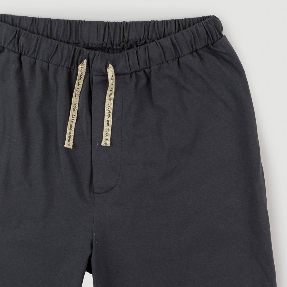 ORGANIC COTTON PAJAMA MAN HOOGHLY COAL