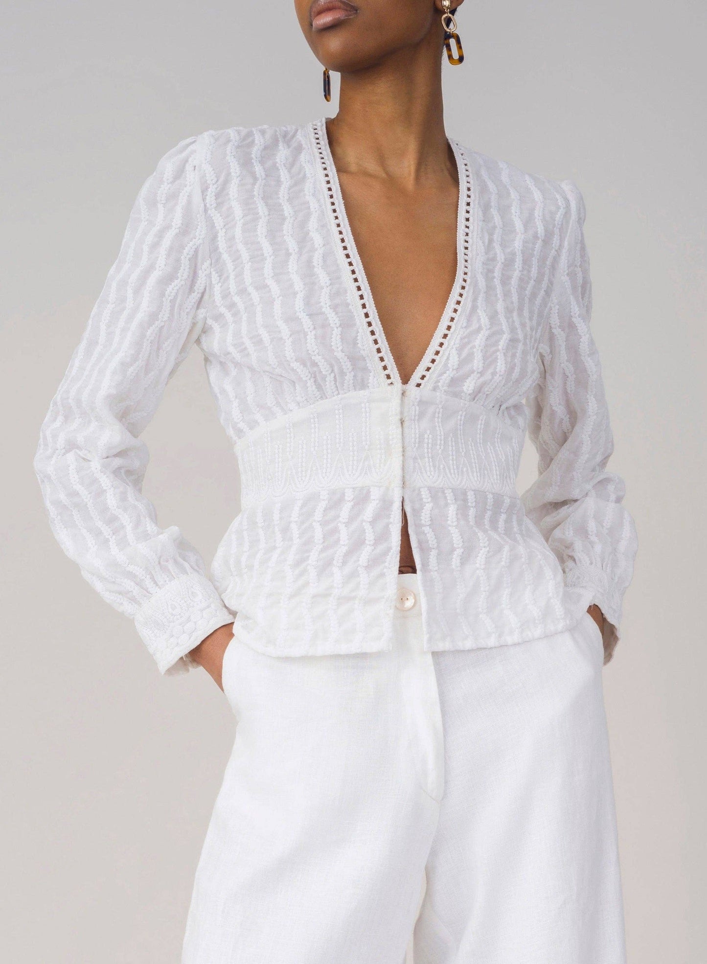 Yahvi Embroidered Blouse
