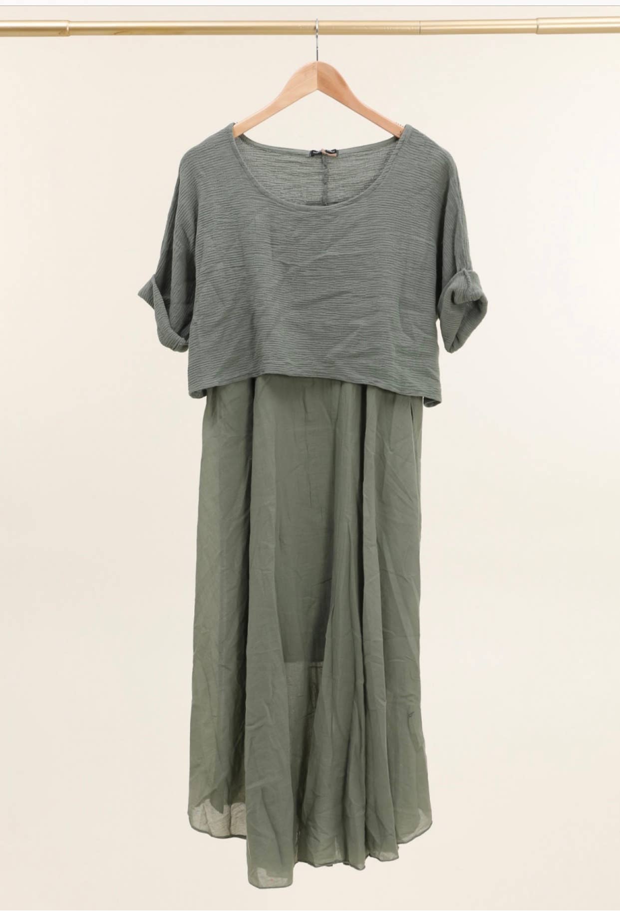 100% Cotton 2-Piece Dress