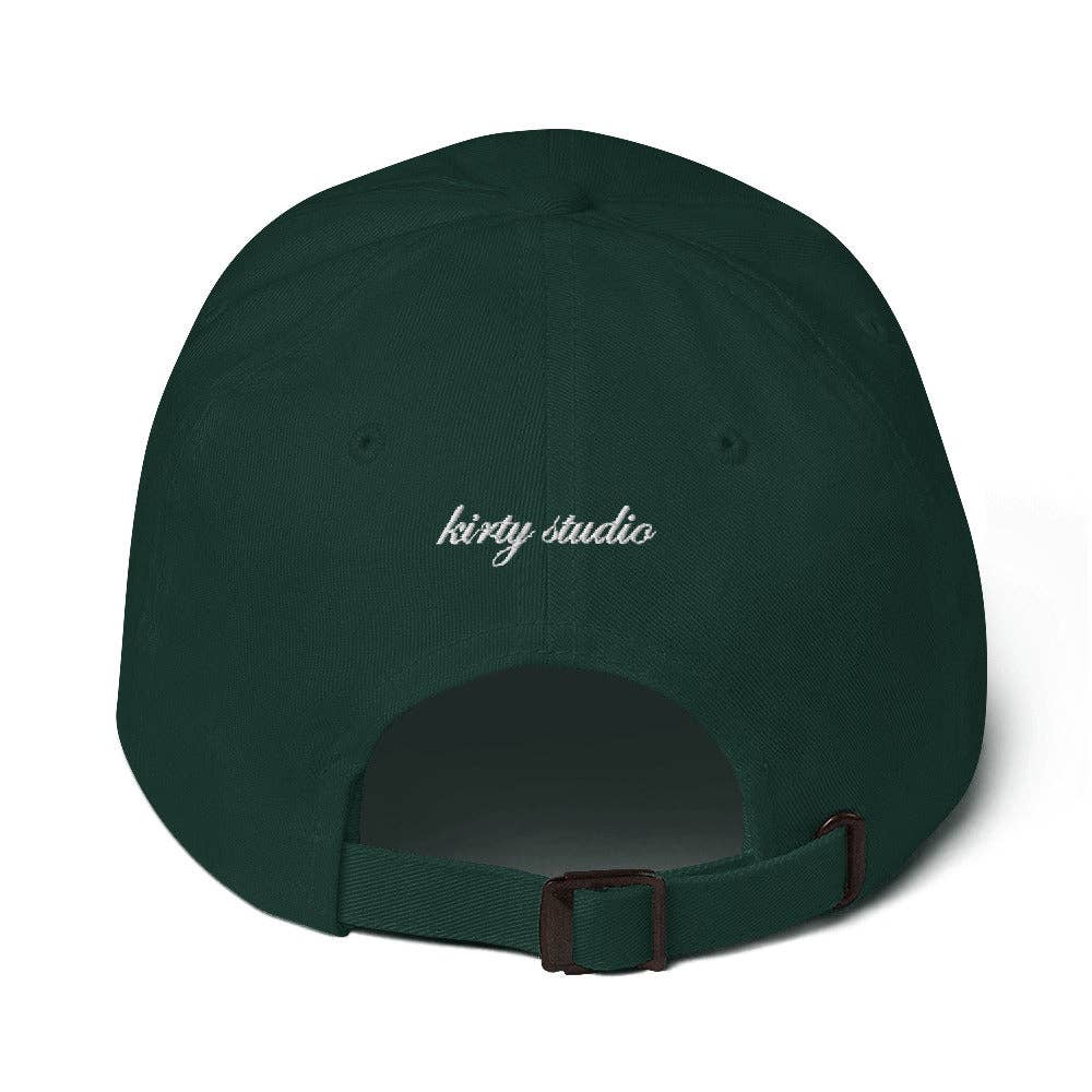 'Dirty Martini Club' Dad Hat - Hunter Green