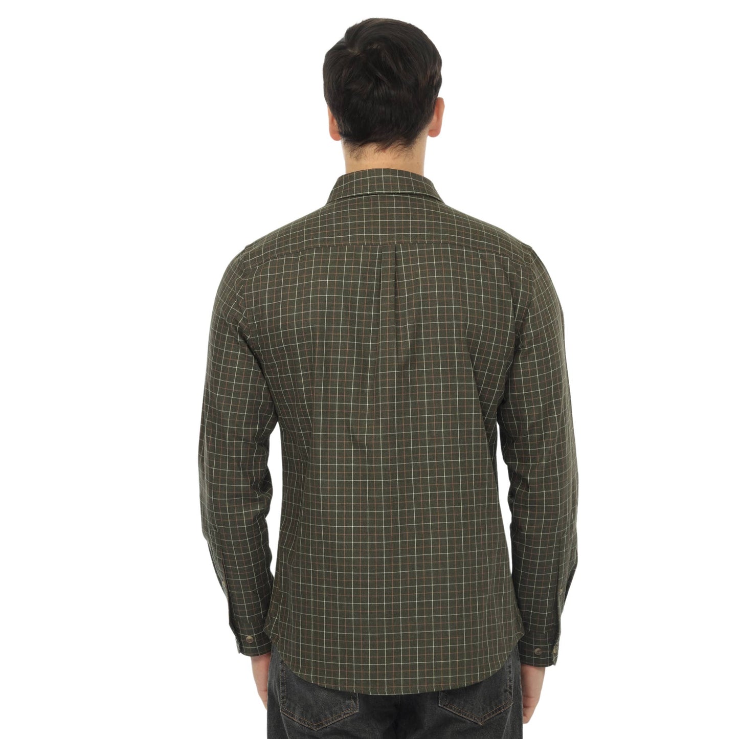 Cypress Shadows Plaid Button-Down Shirt