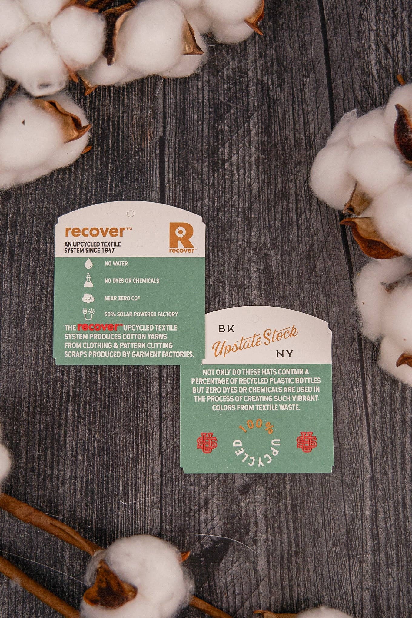 Navy Easy Fit Upcycled Cotton Beanie - S/M and L/XL