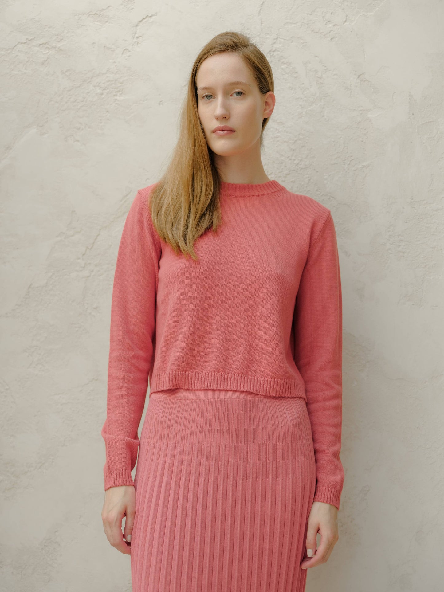 Fine cotton crewneck