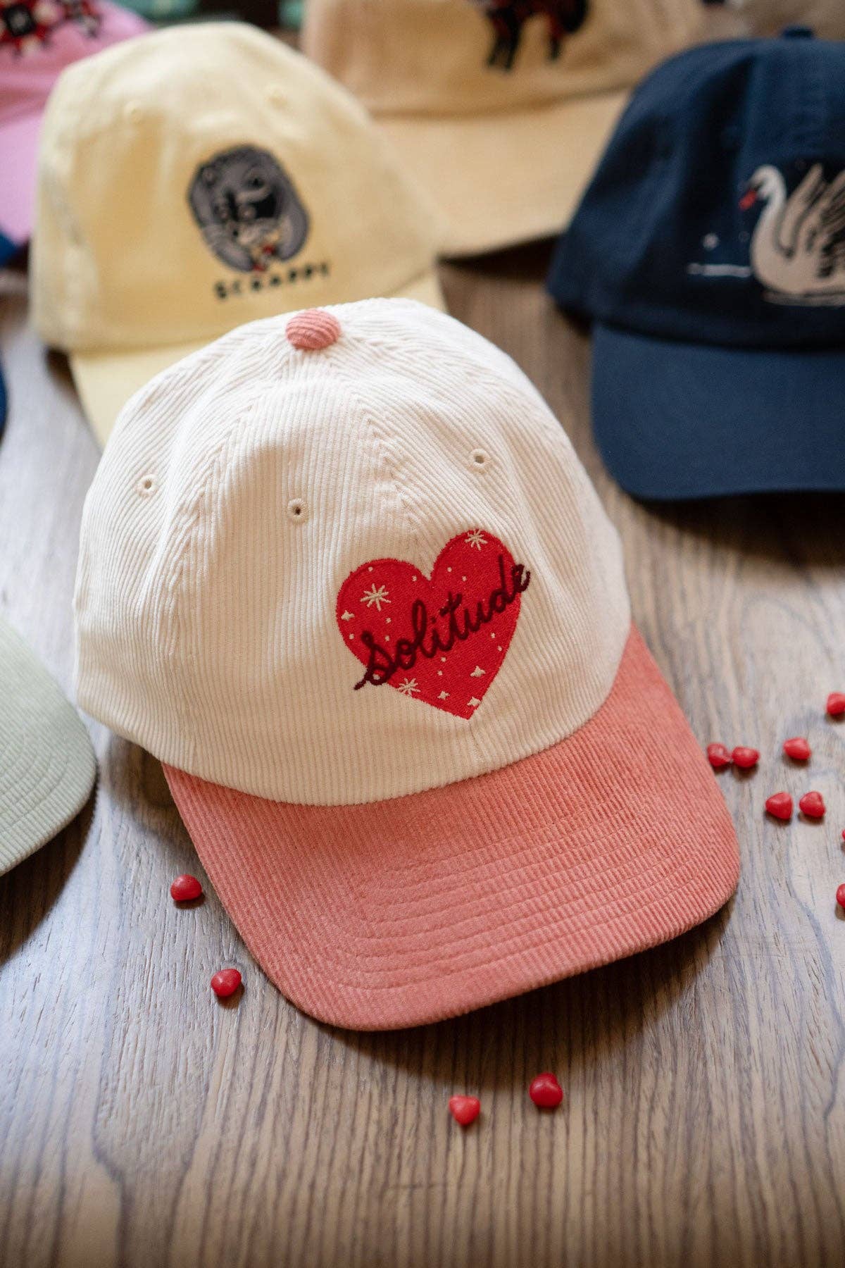Solitude Two-Tone Corduroy Dad Hat | Embroidered Cord Hat