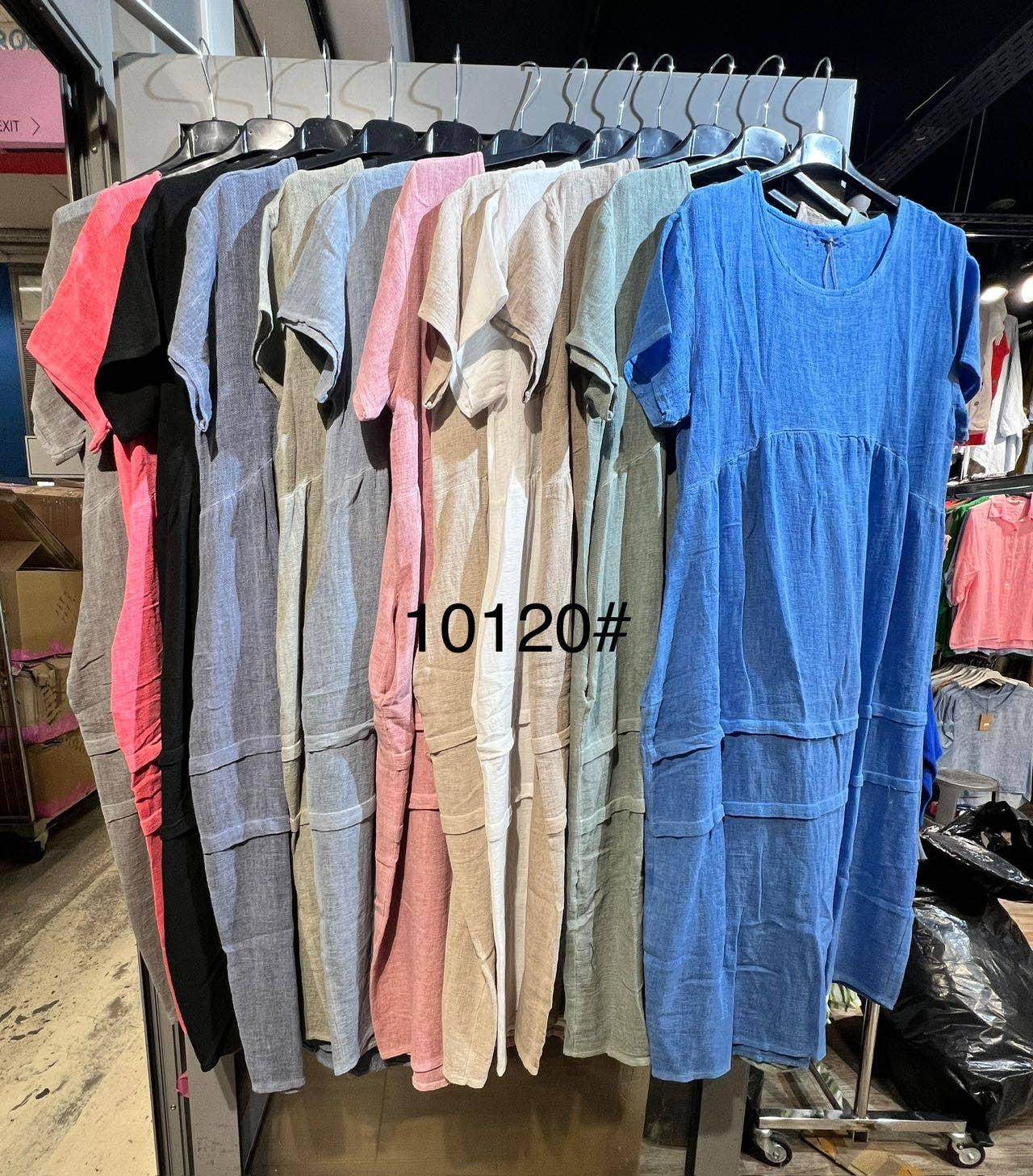 Linen Cotton Dress Lea&Luc