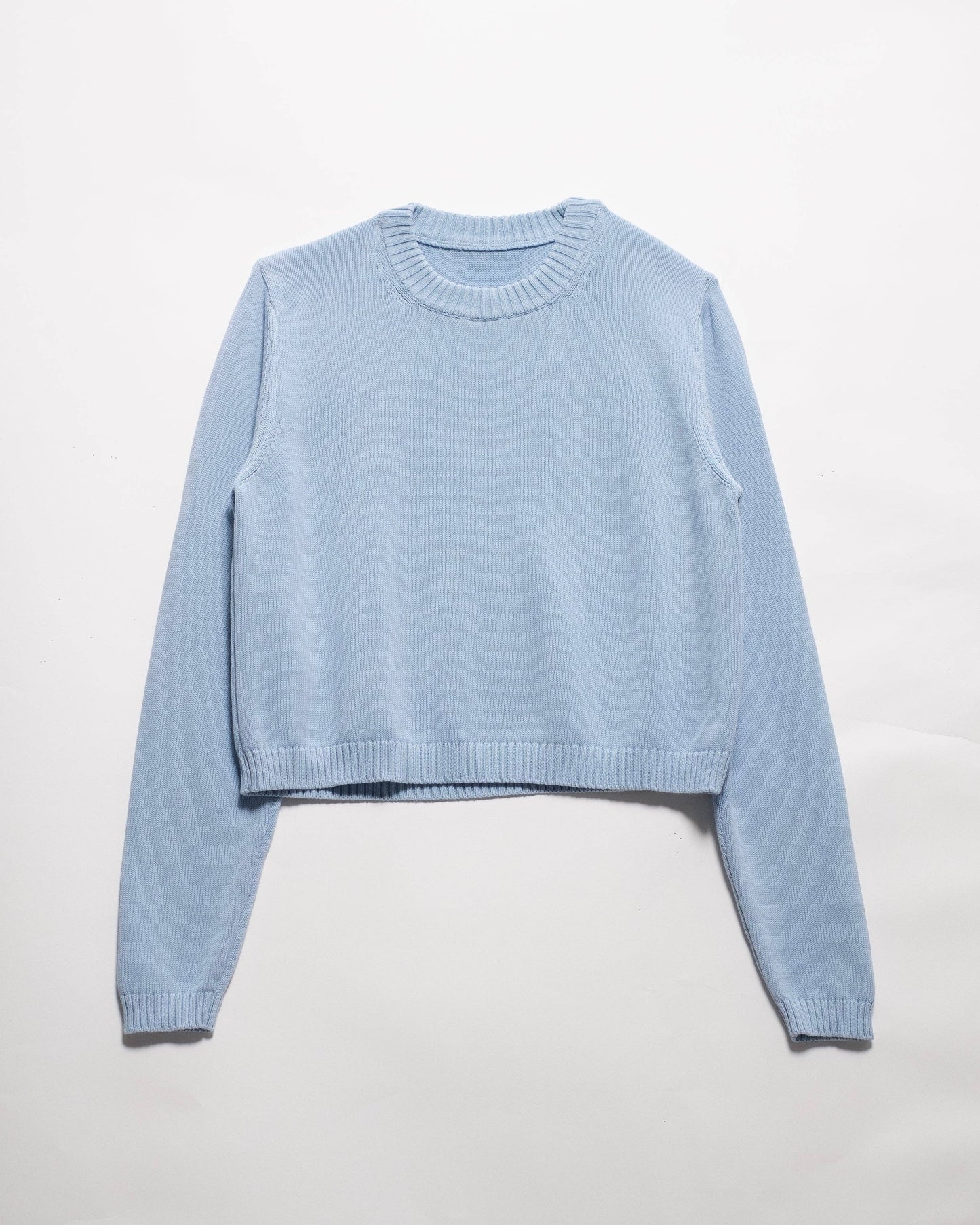 Fine cotton crewneck