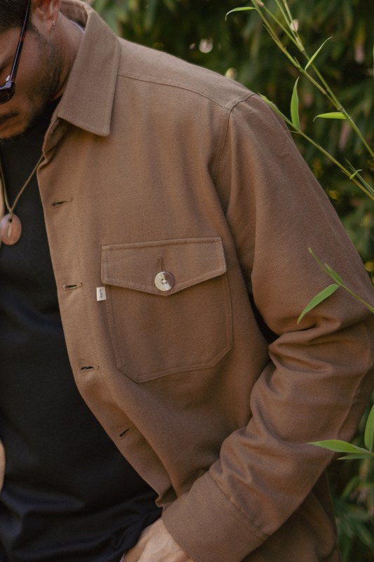 Caute Hand-Woven/Dyed Lightweight Jacket