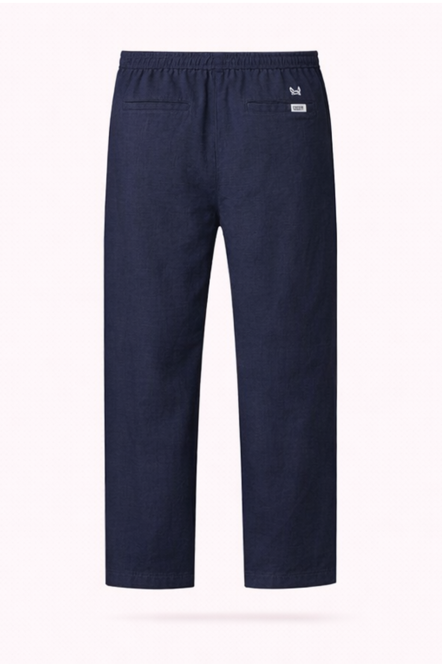 Navy Dobby Trousers