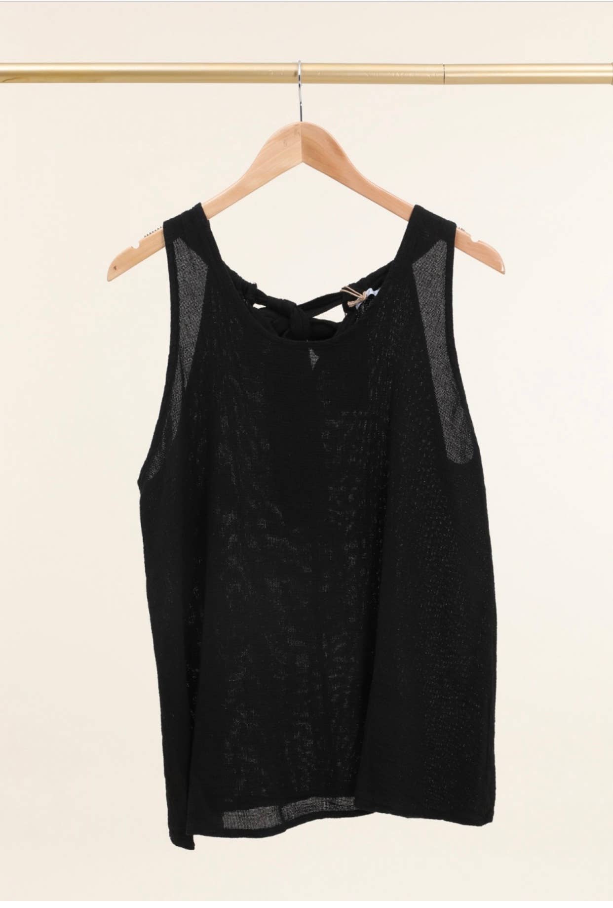 Tank top in 50% Cotton and 50% Linen