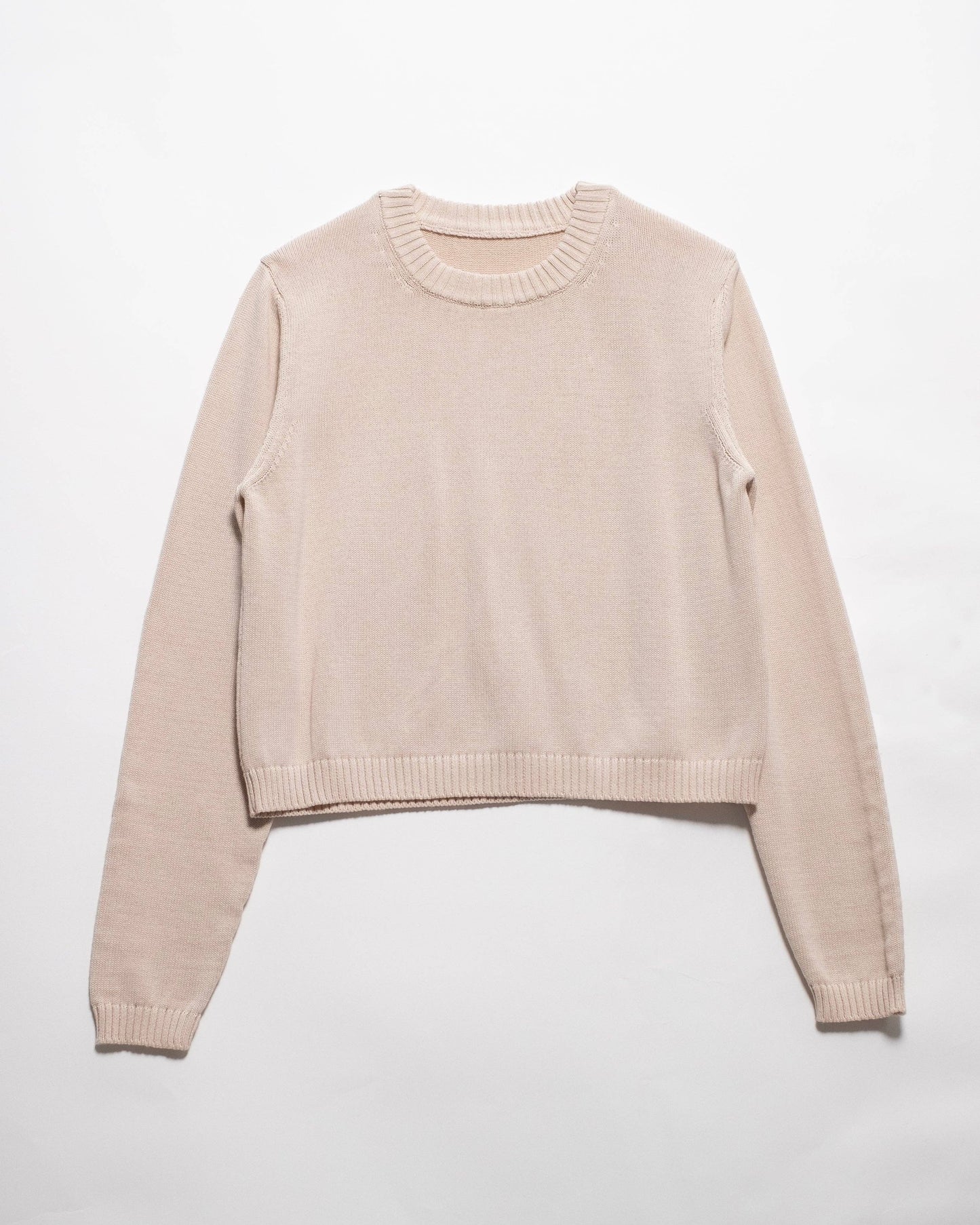 Fine cotton crewneck