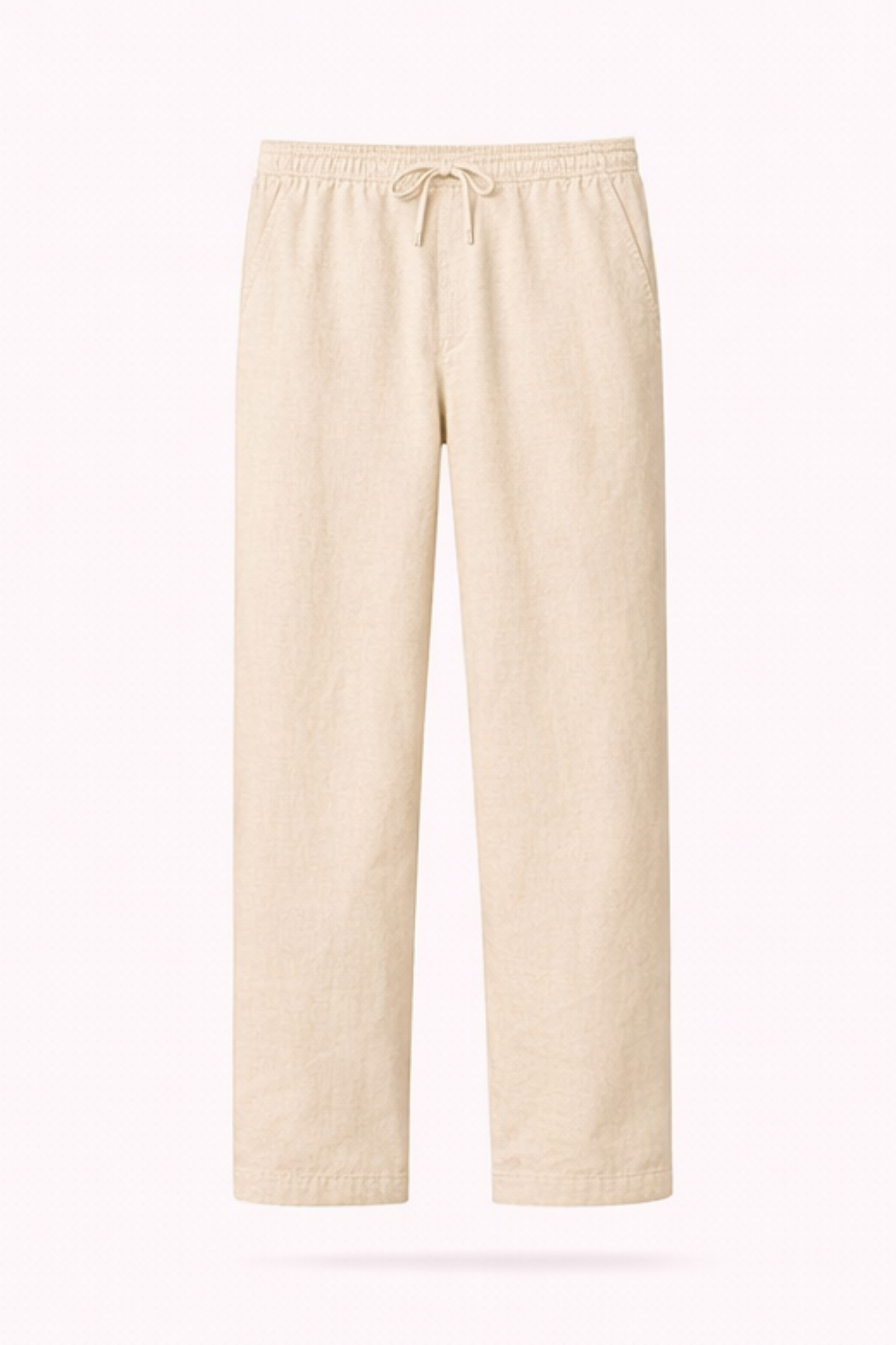 Beige Dobby Pants