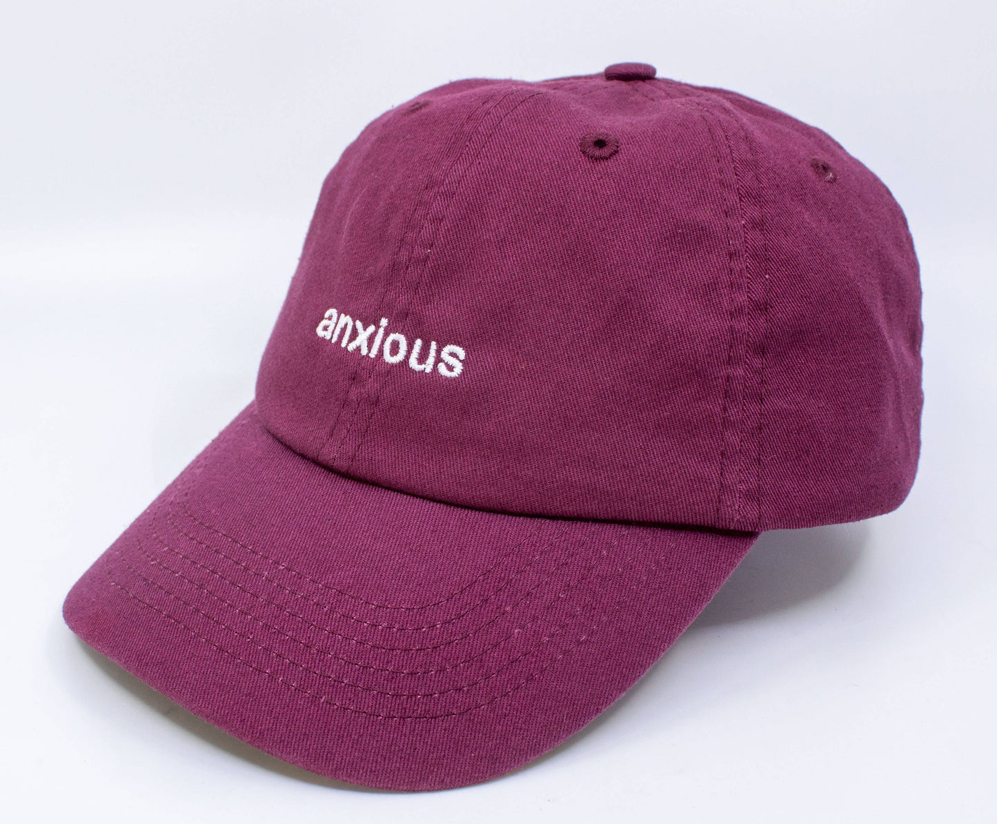Anxious Embroidered Hat