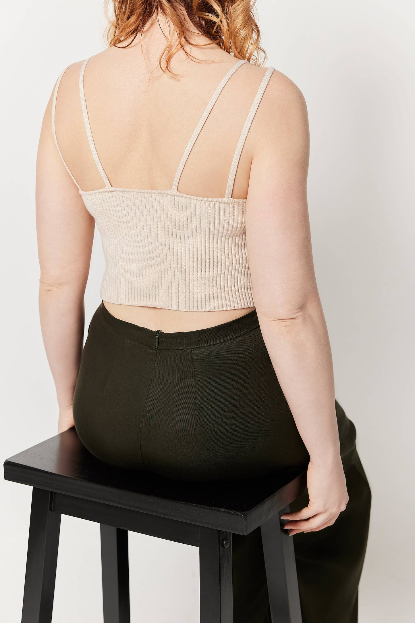 The Wide Leg Pant - Deep Olive