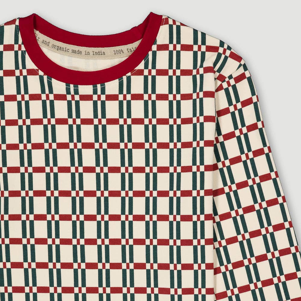 ORGANIC COTTON PAJAMA KID XMAS PICOTA FAIR TRADE