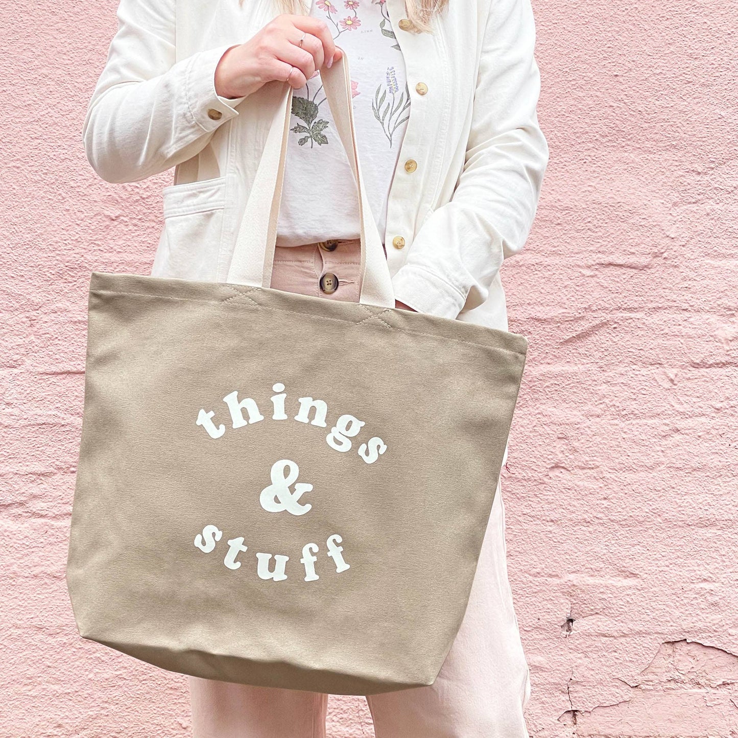 Things & Stuff - Canvas Tote Bag