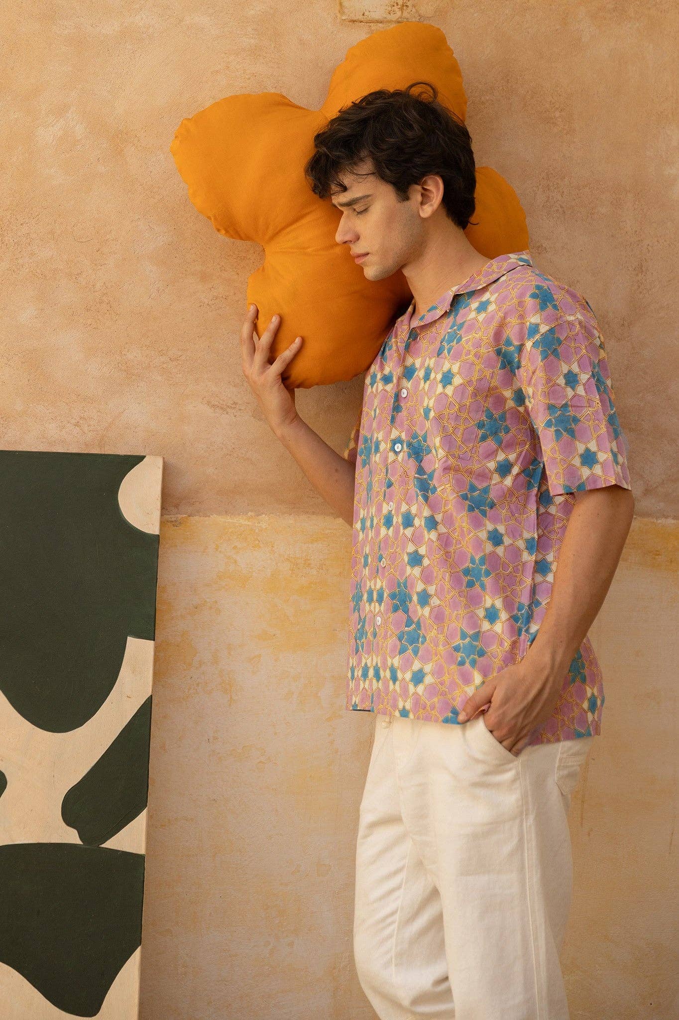 Starleaf Handblock Printed Cotton Shirt