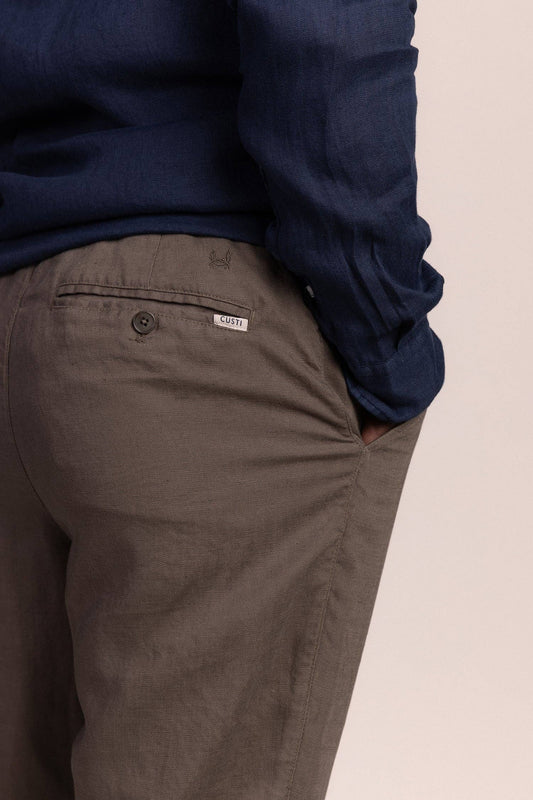 Olive Linen Pants | Ibiza