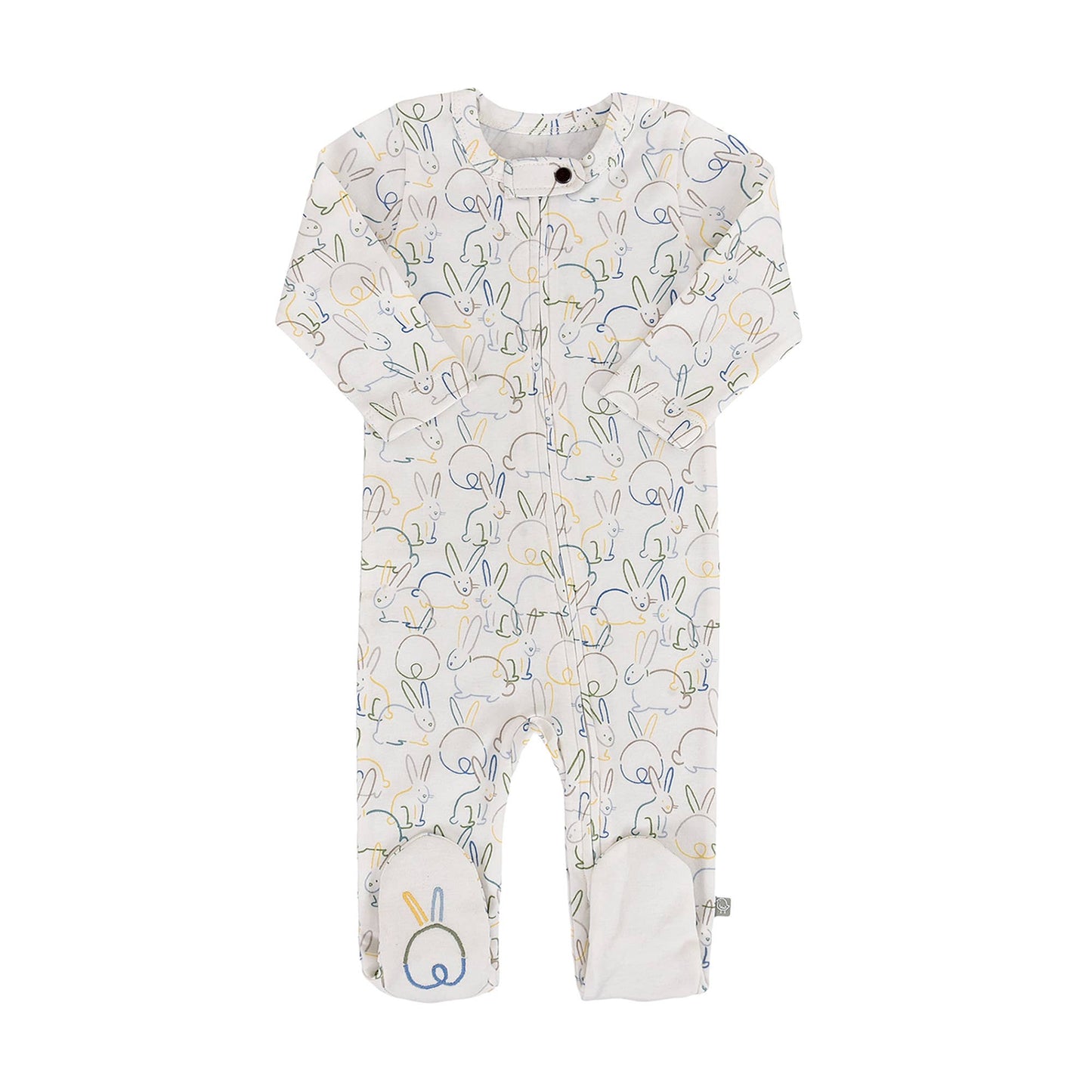 Easter baby footie | bunnies