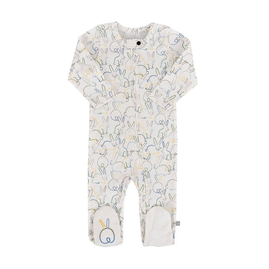 Easter baby footie | bunnies