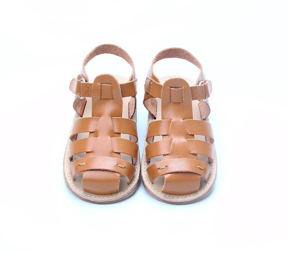 Breathable Kids Closed-Toe Summer Sandals, Venetian Style