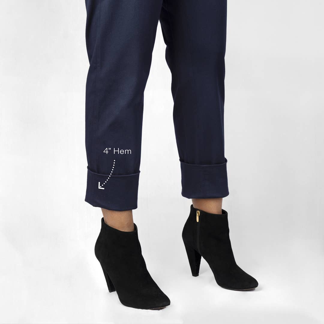The Flex Waist Pant - Navy