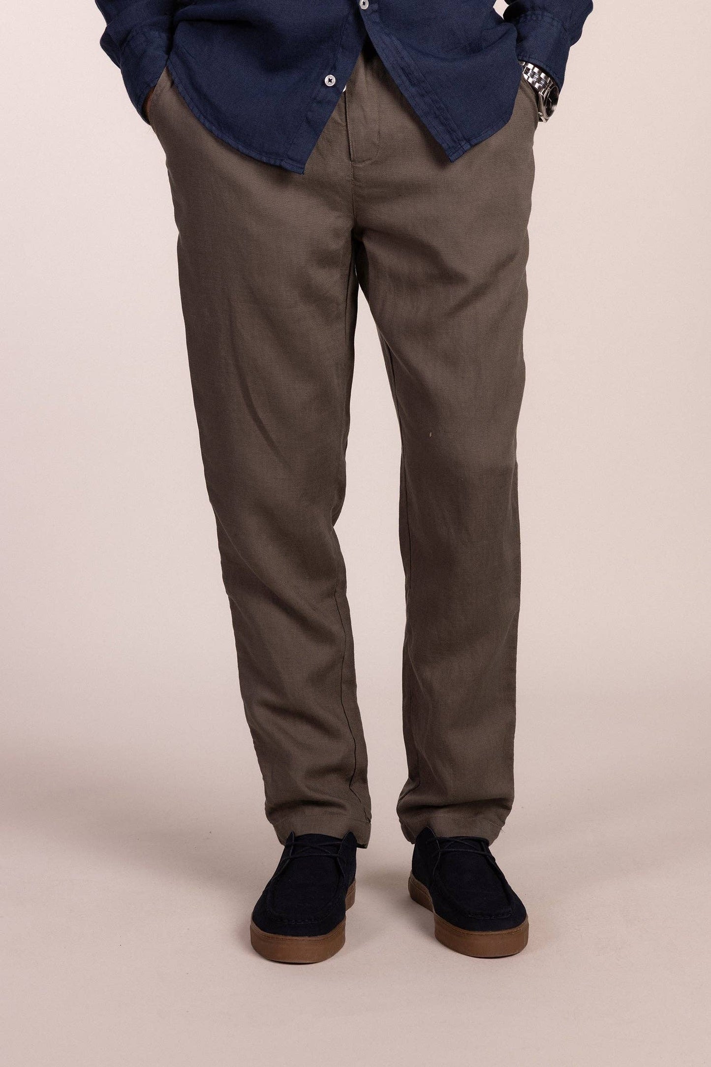 Olive Linen Pants | Ibiza