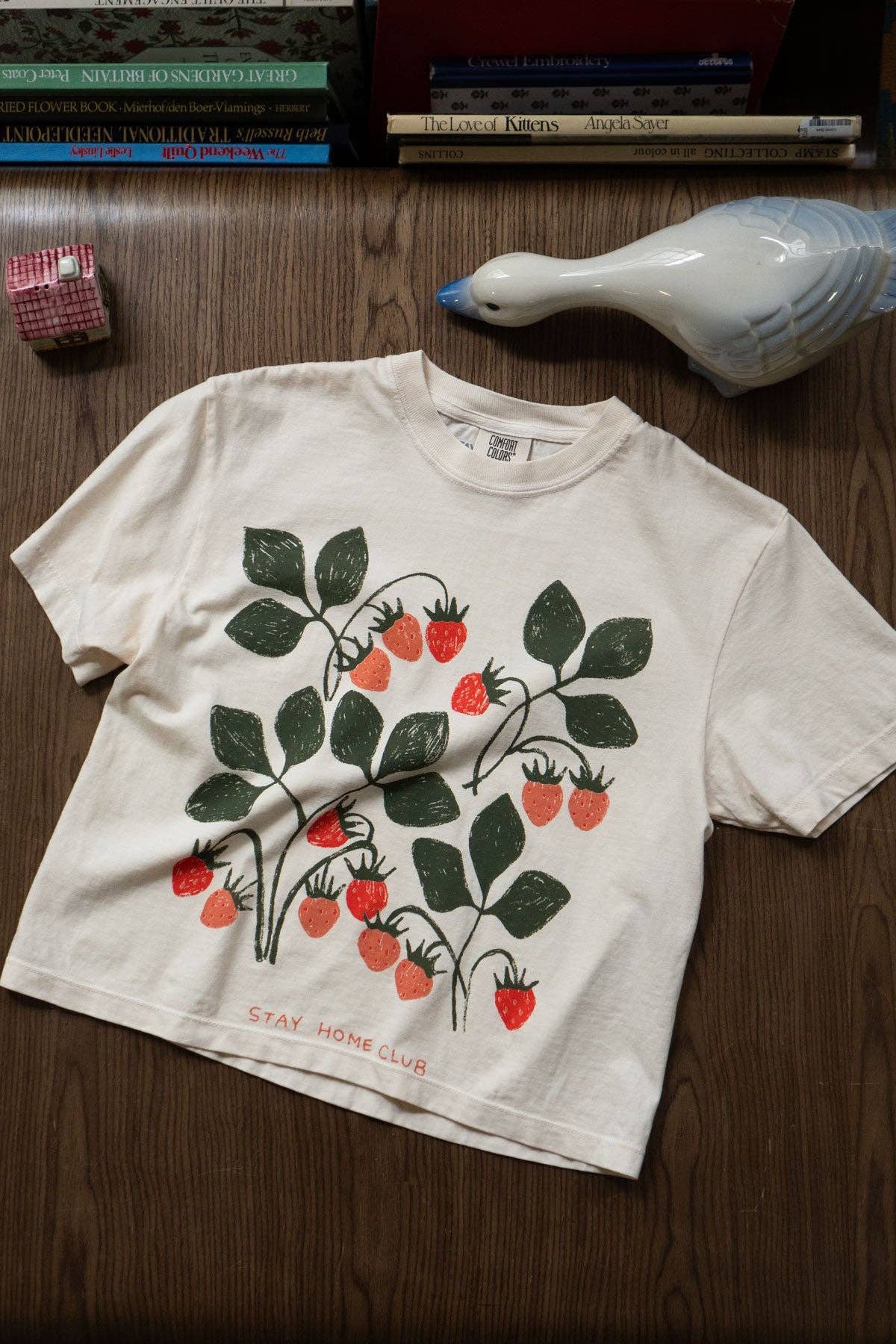 Fruits 1858 Boxy Tee | Women's Strawberry Graphic T Shirt