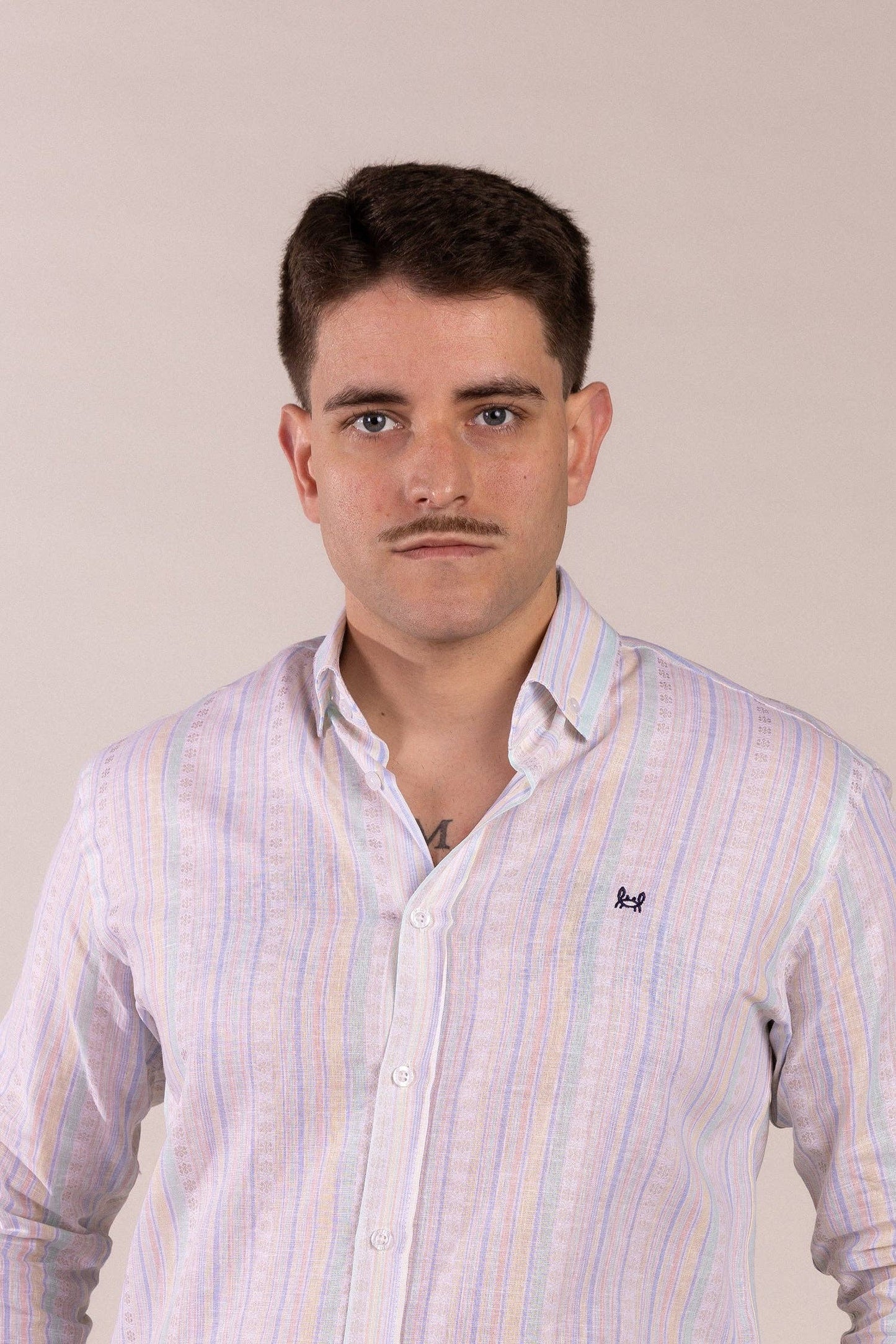 Ethnic Linen Shirt