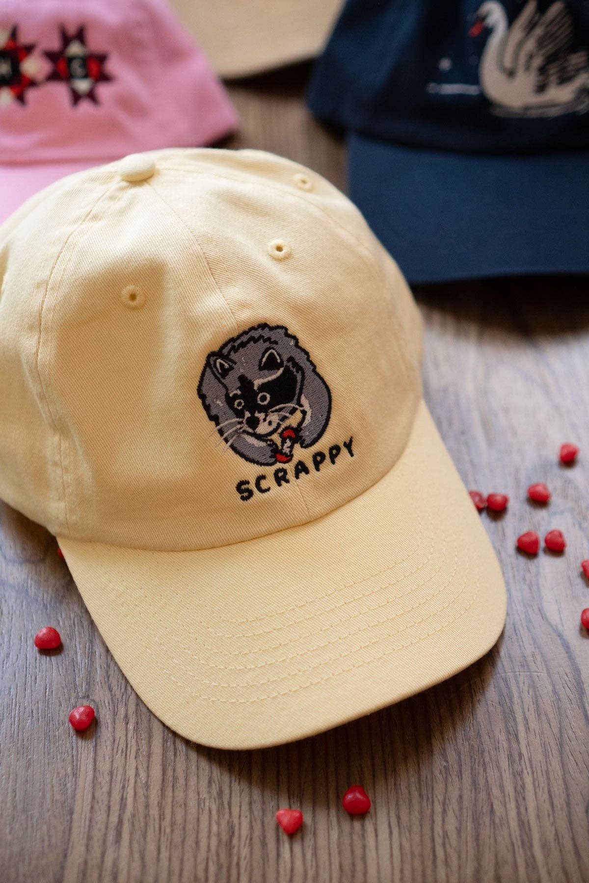 Scrappy Raccoon Hat | Embroidered Dad Hat