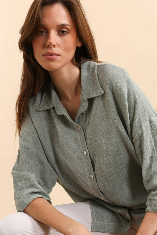 Linen cotton shirt REF. 9761