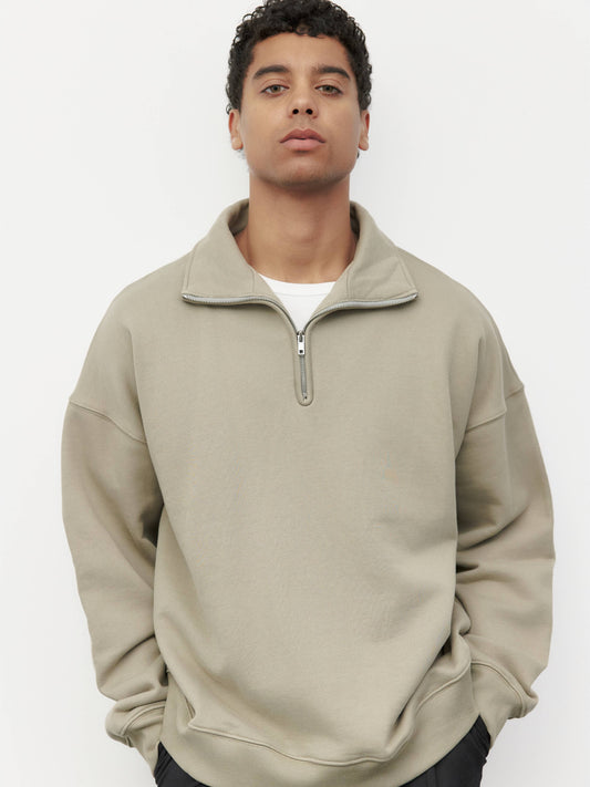 The Vince Sweater | Relaxed Quarter Zip Sweater