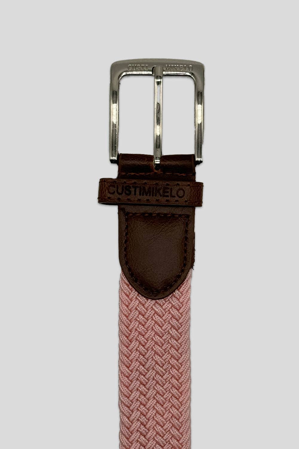 Pink Braided Belt